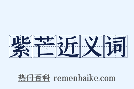 紫芒近义词是什么意思的图片